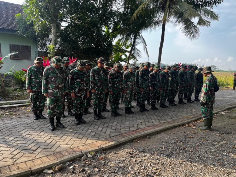 Kodim 0825/Banyuwangi Awali Kegiatan TMMD 125 dengan Apel dan Doa Bersama