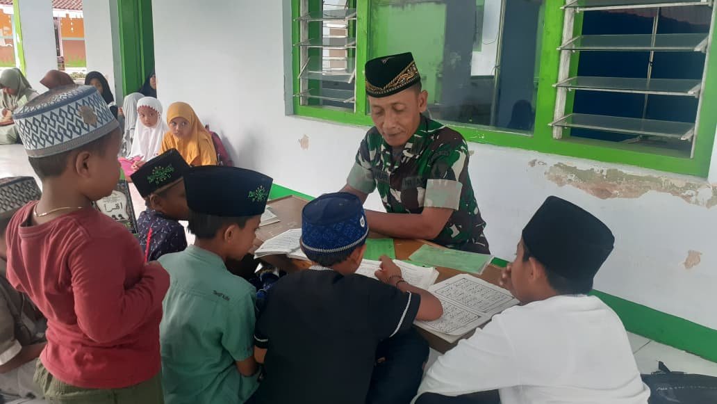 Pembinaan Mental Spiritual di TPQ AL-AMIN Pada TMMD Ke 126